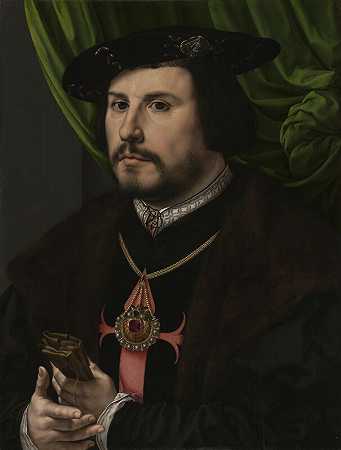 弗朗西斯科·德洛斯·科博斯和莫利纳肖像（1530-1532） by Jan Gossaert