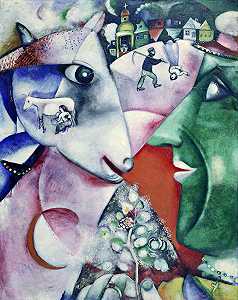 《我与村庄》（1911） by Marc Chagall