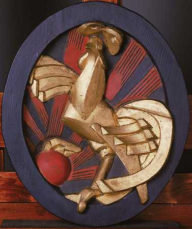 高卢公鸡（1916） by Raymond Duchamp-Villon