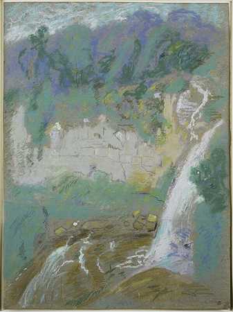 奇滕加瀑布碎片（1922年） by Dwight Williams