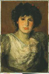莉莲·沃克斯小姐（1890-1891） by James Abbott McNeill Whistler