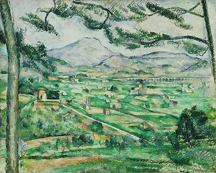 圣维克托山（1886年至1887年） by Paul Cézanne
