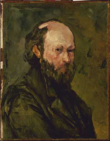 自画像（1878-1880） by Paul Cézanne