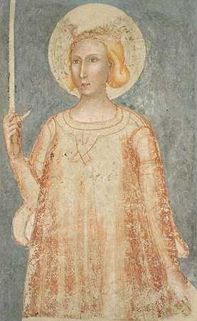 亚历山大的圣凯瑟琳（14世纪） by Unknown Artist