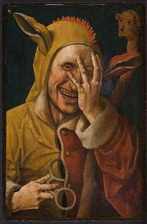 笑傻子（约1500年） by Jacob Cornelisz van Oostsanen
