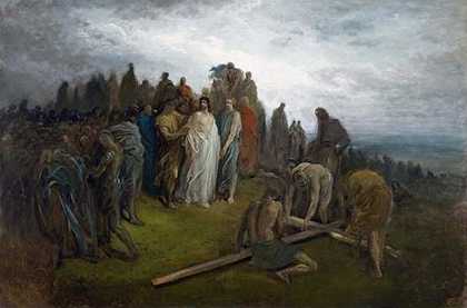 基督在加略山（1883） by Gustave Doré