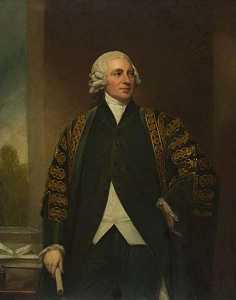 梅尔维尔勋爵肖像（18世纪） by George Romney