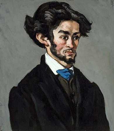 浪漫肖像画（1868-1870） by Paul Cézanne