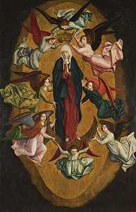 圣母升天（约1485年） by Pedro Berruguete