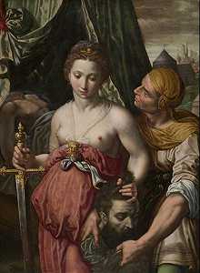 朱迪思，霍洛弗内斯的首领（16世纪第三季度） by Vincent Sellaer (attributed to)