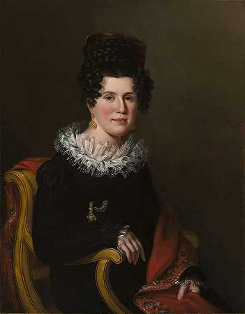苏珊·艾弗里（1821） by Sarah Miriam Peale