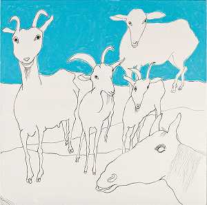 山羊和绵羊（2009） by Oswald Oberhuber