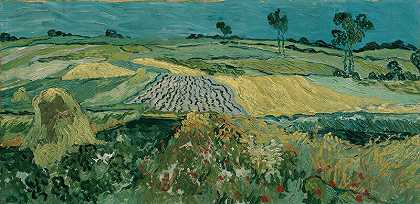 奥弗斯平原（1890） by Vincent van Gogh