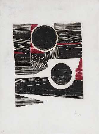 无标题（Tecelar系列）（1954） by Lygia Pape