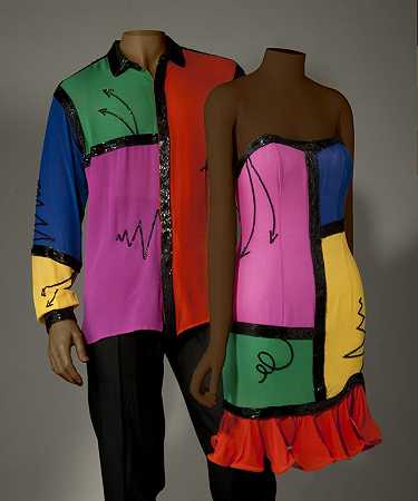 鸡尾酒礼服和男式衬衫（1990年） by Fabrice Simon