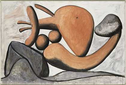 女人扔石头（1931） by Pablo Picasso