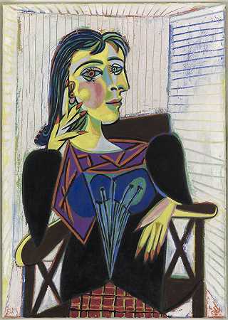 多拉·马尔肖像（多拉·马尔肖像）（1937年） by Pablo Picasso