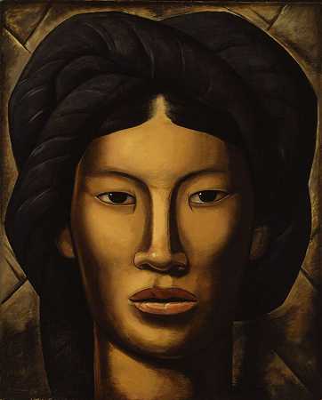 拉马林奇（瓦哈卡亚拉拉的年轻女孩）（1940年） by Alfredo Ramos Martínez
