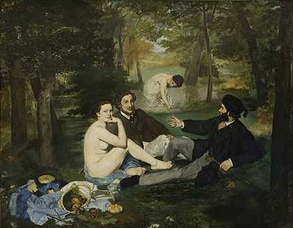 草地午餐（1863年） by Édouard Manet
