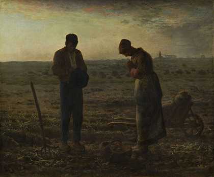 安杰卢斯（1857） by Jean-François Millet