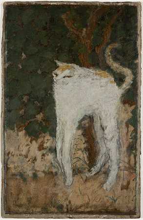 白猫（1894） by Pierre Bonnard