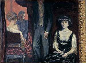 La loge（盒子）（1908年） by Pierre Bonnard