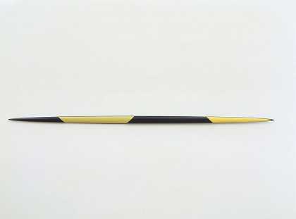 黑黄色椭圆形“香菜”（1981年） by Isa Genzken
