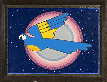Awatovi鹦鹉（1980年） by Linda Lomahaftewa