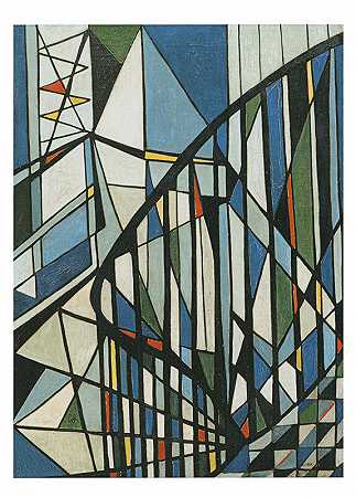楼梯（楼梯）（1951年） by Lygia Clark