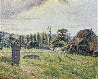 埃拉尼的德拉福布里（1886年） by Camille Pissarro