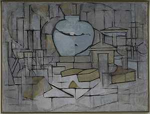 《姜锅静物》（1911-1912） by Piet Mondrian