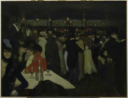 Le Moulin de la Galette（1900年） by Pablo Picasso