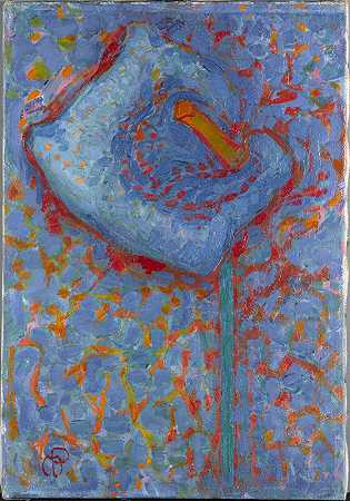 阿鲁姆·莉莉（1909-1910） by Piet Mondrian
