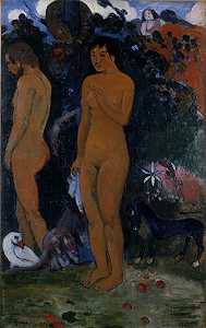 亚当和夏娃（1902） by Paul Gauguin