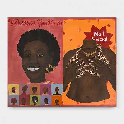 现代黑人女性美容海报（2021） by Muofhe Manavhela