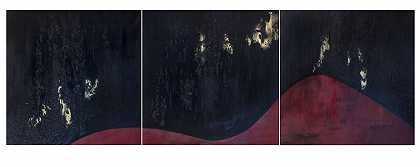Enford Me VI（Triptych）（2021年） by Nandipha Mntambo