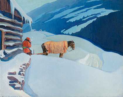 劳伦斯的冬天（1929） by Frank Charles Hennessey