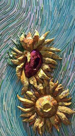 梵谷的向日葵 Van Gogh\’s Sunflower (2021) by Lin Chun-Pin 林俊彬