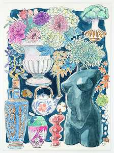 室內盆栽繪本（身體） A Picture Book of House Plants (Body) (2020) by 池田幸穂 Sachiho IKEDA