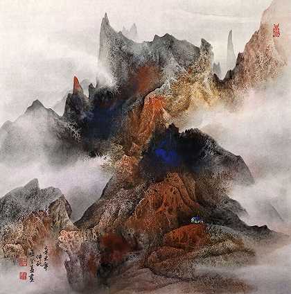 峰会上的宝石（2021年） by Wu Deng Yi