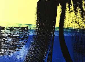 P25-1979-H2（1979） by Hans Hartung