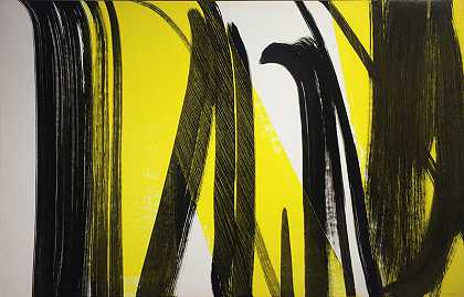 P50-1977-H2（1977） by Hans Hartung
