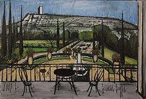 La Baume，Les Jardin de la Terrasse（1997年）|出售 by Bernard Buffet