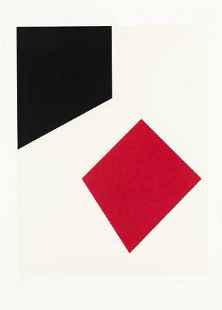 无标题（红色）（2001） by Guido Molinari