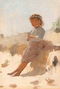 小玛丽（1886-1890） by Paul Peel