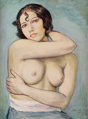 玛尔特`Marthe (1930) by Nils Dardel
