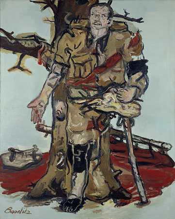 封印画家（1965） by Georg Baselitz