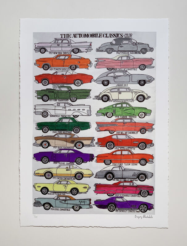 THE AUTOMOBILE CLASSICS - COLOR from THE INCOMPLETE HISTORICAL WORLD, PART I (2020) | Available for Sale