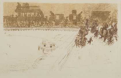 勒庞（大桥）（1899） by Pierre Bonnard