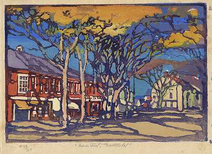 南塔基特大街（1920年） by Margaret Jordan Patterson